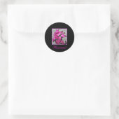 Hosanna ! autocollant à fleurs roses (Sac)