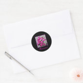 Hosanna ! autocollant à fleurs roses (Enveloppe)