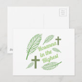 Hosanna in de hoogste briefkaart (Voorkant / Achterkant)