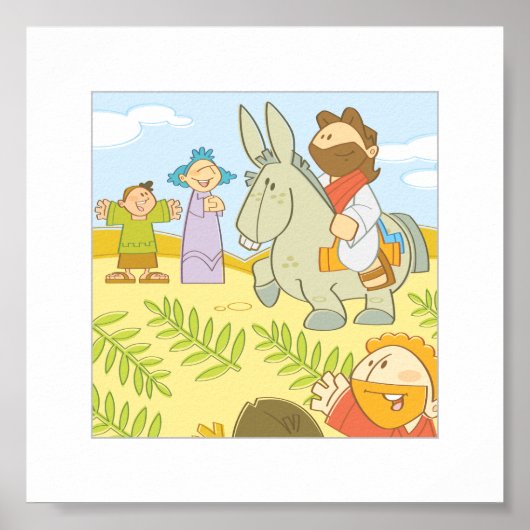 Hosannah - 6 x 6 inch poster (Voorkant)