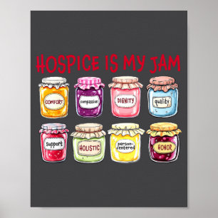 Hosce Is My Jam Zorgverlener Waardering Medisch Pe Poster