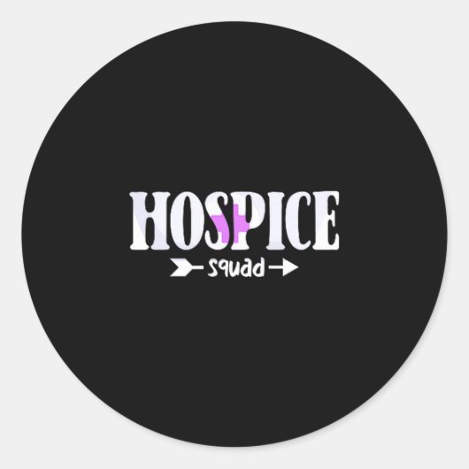 Hosce Nurse Hosce Squad  Ronde Sticker (Voorkant)