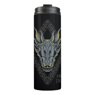 HOSE OF THE DRAGON Balerion Skull Diamond Crest Thermosbeker