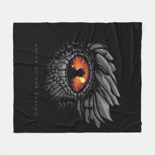 HOSE OF THE DRAGON Dragon's Eye Iron Throne Fleece Deken (Voorkant (Horizontaal))