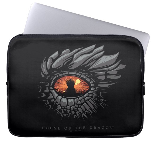 HOSE OF THE DRAGON Dragon's Eye Iron Throne Laptop Sleeve (Voorkant)