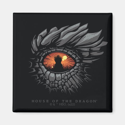 HOSE OF THE DRAGON Dragon's Eye Iron Throne Magneet (Voorkant)