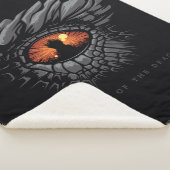 HOSE OF THE DRAGON Dragon's Eye Iron Throne Sherpa Deken (3/4)