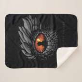 HOSE OF THE DRAGON Dragon's Eye Iron Throne Sherpa Deken (Voorkant (horizontaal))