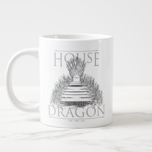 HOSE OF THE DRAGON | Iron Throne Graphic Extra Grote Beker (Links)
