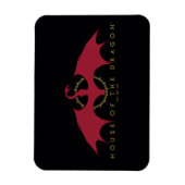 HOSE OF THE DRAGON Red Dragon Graphic Magneet (Verticaal)
