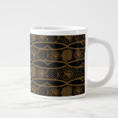HOSE OF THE DRAGON | Targaryen Stripe Pattern Extra Grote Beker (Rechts)