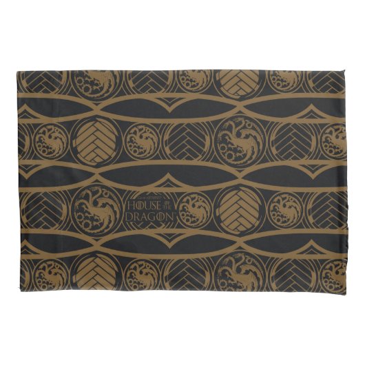 HOSE OF THE DRAGON | Targaryen Stripe Pattern Kussensloop (Voorkant)