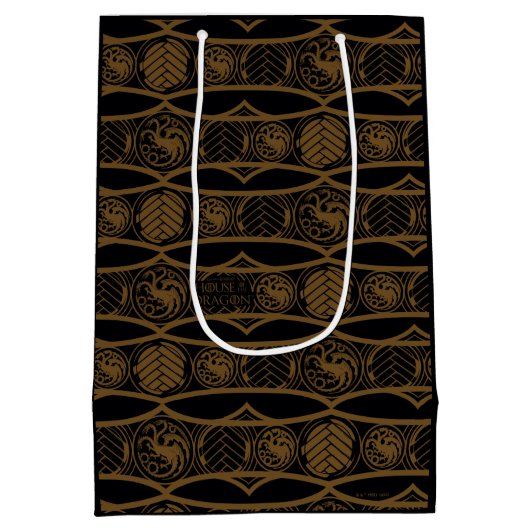 HOSE OF THE DRAGON | Targaryen Stripe Pattern Medium Cadeauzakje (Achterkant)