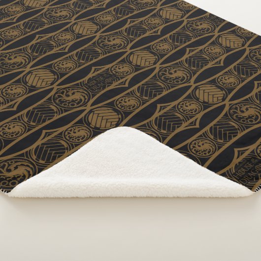 HOSE OF THE DRAGON | Targaryen Stripe Pattern Sherpa Deken (3/4)