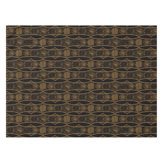 HOSE OF THE DRAGON | Targaryen Stripe Pattern Tafelkleed (Voorkant (Horizontaal))