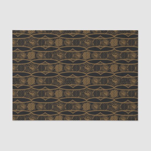 HOSE OF THE DRAGON | Targaryen Stripe Pattern Tissuepapier (Voorkant)
