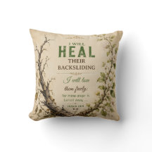 Hosea 14:4 Salie Groen Vintage Botanische Schrift