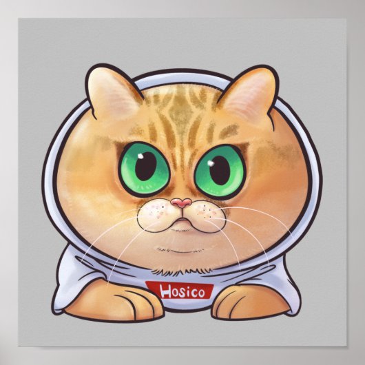 Hosico Cartoon Poster (Voorkant)