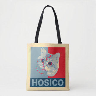Hosico - Red Blue Illustration Draagtas