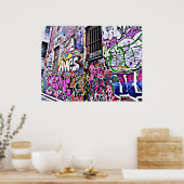 Hosier Lane Street Artwork - Melbourne, Australië Poster (Keuken)