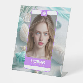 HOSKA RECLAMEBORD MET VOETSTUK