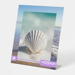 HOSKA RECLAMEBORD MET VOETSTUK