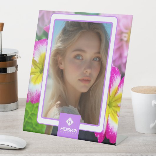 HOSKA RECLAMEBORD MET VOETSTUK (Insitu)