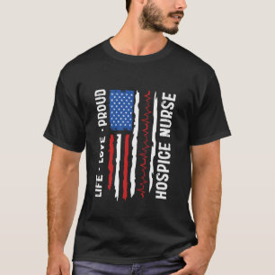 Hospice CNA Vrouwen Veteranen Dag Hospice Verpleeg T-shirt
