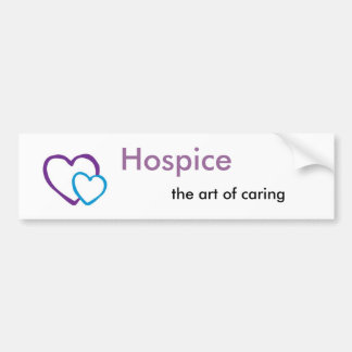 Hospice-kunst van de zorg bumpersticker