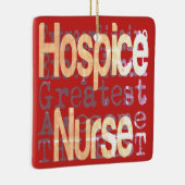 Hospice Nurse Extraordinaire Keramisch Ornament (Rechts)