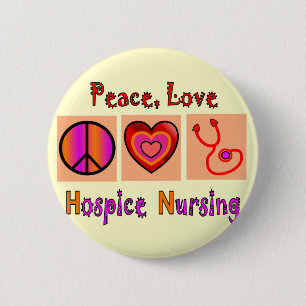 Hospice Nurse Gifts Ronde Button 5,7 Cm