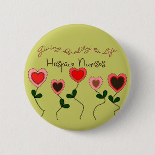 Hospice Nurse Gifts Ronde Button 5,7 Cm