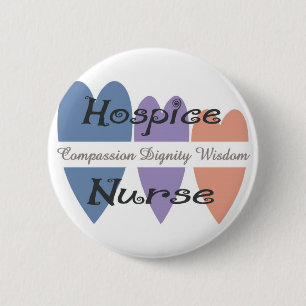 Hospice Nurse Gifts Ronde Button 5,7 Cm
