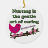 Hospice Nurse Keramisch Ornament (Voorkant)