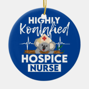 Hospice Nurse Koalified Nursing RN Keramisch Ornament