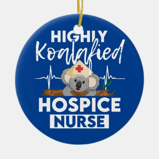Hospice Nurse Koalified Nursing RN Keramisch Ornament (Voorkant)