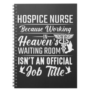 Hospice Nurse Medical Worker Job Nursing Life Notitieboek