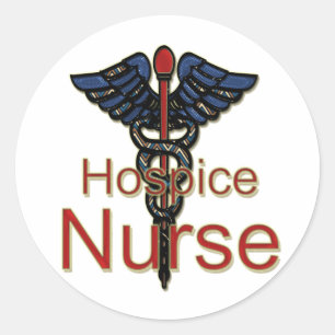 Hospice Nurse Ronde Sticker