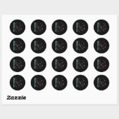 Hospice Nurse Ronde Sticker (Vel)