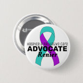 Hospice & Palliative Care Advocate White Button (Voorkant /achterkant)