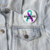 Hospice & Palliative Care Advocate White Button (In situ)