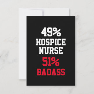 Hospice Verpleegster Badass Kaart
