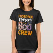 Hospice Verpleegster Boo Crew Spooky Boo Ghost Hal T-shirt (Voorkant)