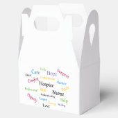 Hospice Verpleegster Gable Favor Box Bedankdoosjes (Geopend)