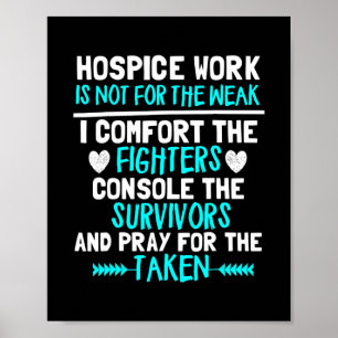 Hospice Work Cute Hospice Doctor Nurse Gift Poster