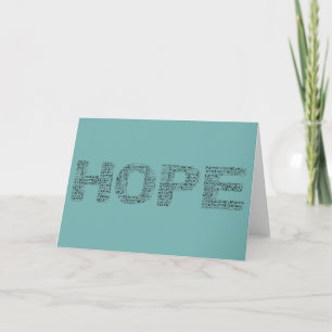 Hospice Workers belichamen een geest van hoop Kaart