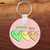 Hospice Zurse 3D Hearts Sleutelhanger (Voorkant)
