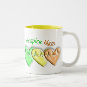 Hospice Zurse 3D Hearts Tweekleurige Koffiemok