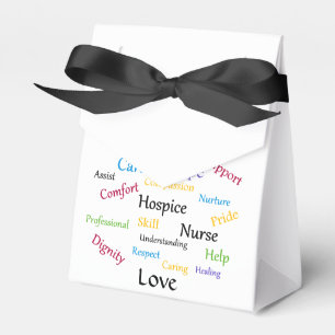 Hospice Zurse Tent Favor Box Bedankdoosjes