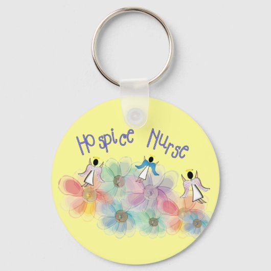 Hospice Zurse WHISPY Angels Design Sleutelhanger (Voorkant)